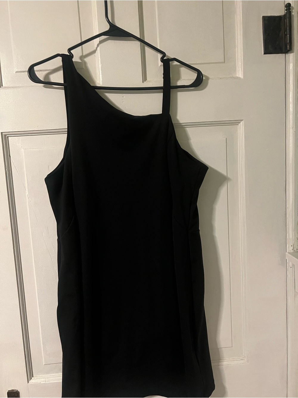 Black One-Shoulder Women’s Dress